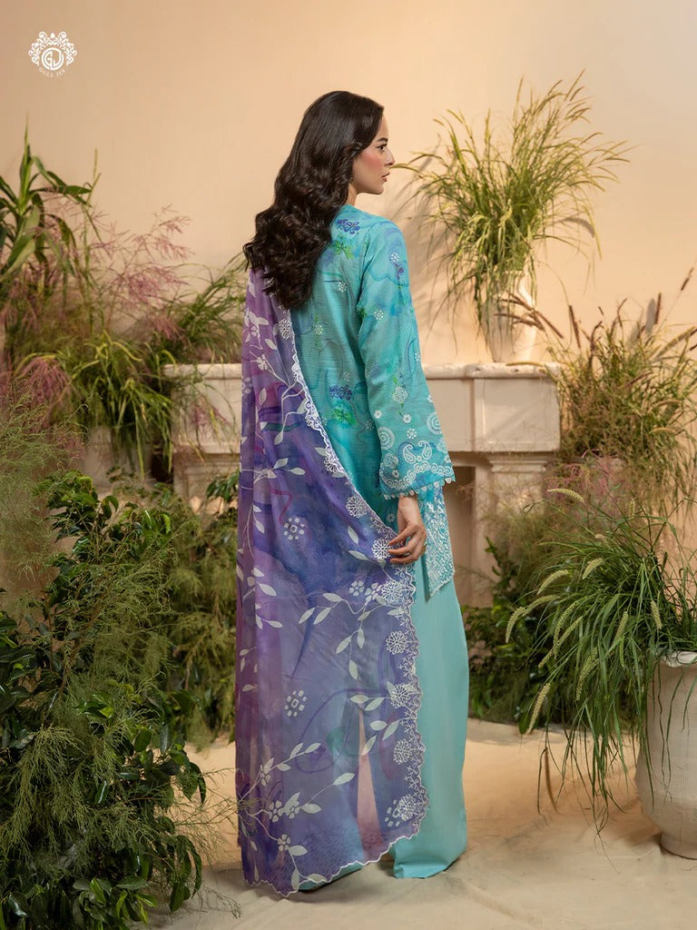 Morja By Gull Jee Vol-10 Embroidered Digital Printed Lawn Unstitched 3 Piece