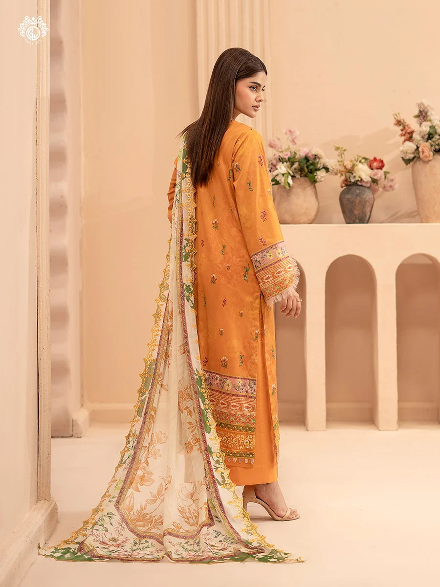 Morja By Gull Jee Vol-11 Embroidered Digital Printed Lawn Unstitched 3Pcs