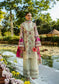 Elaf Print Chikankari Unstitched Lawn 3pcs - Jotey