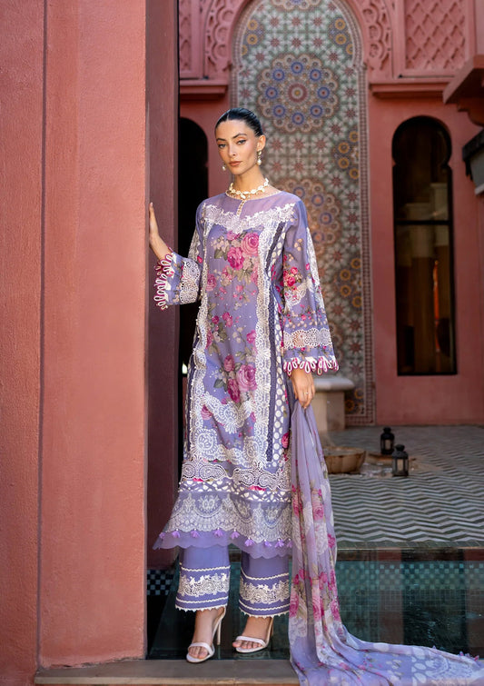 Elaf Premium Signature Embroidered Lawn Unstitched 3pcs