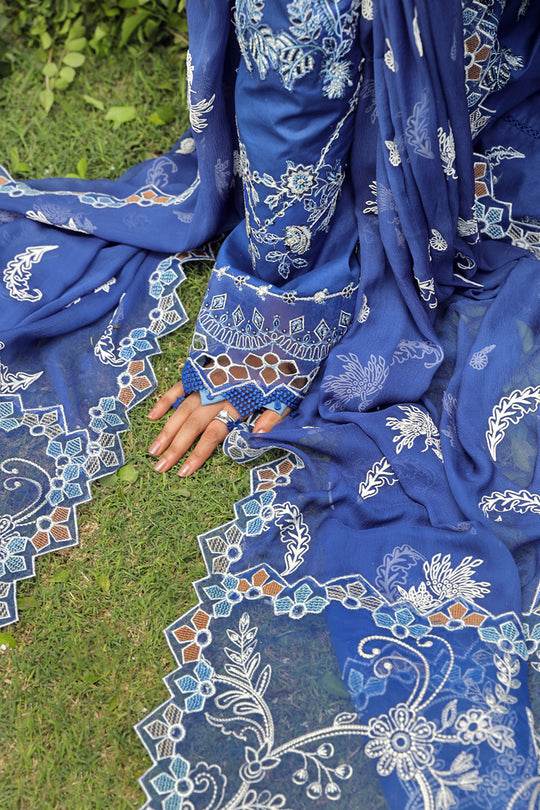 Qalamkar Festive Lawn Unstitched 3pcs - Jotey