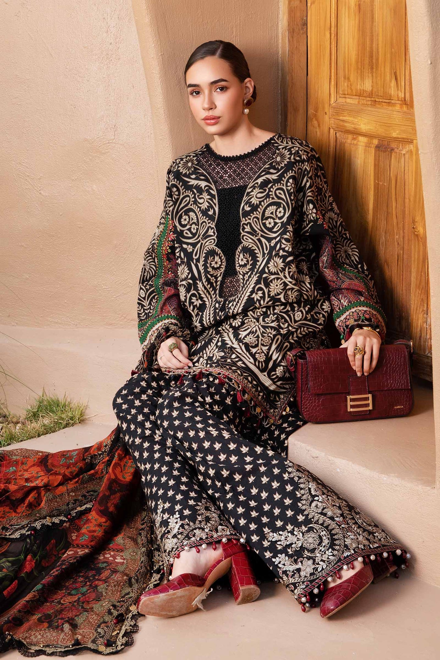 M. Prints By Maria B. Lawn Vol-25 Printed Unstitched 3pcs