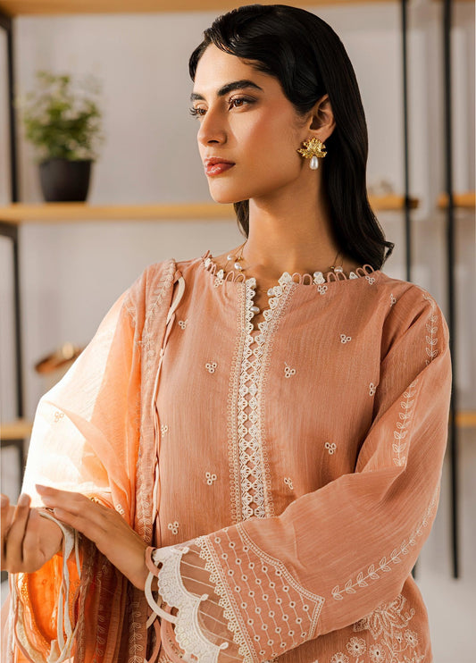 Zellbury Chikankari Embroidered Lawn Unstitched 3Pcs