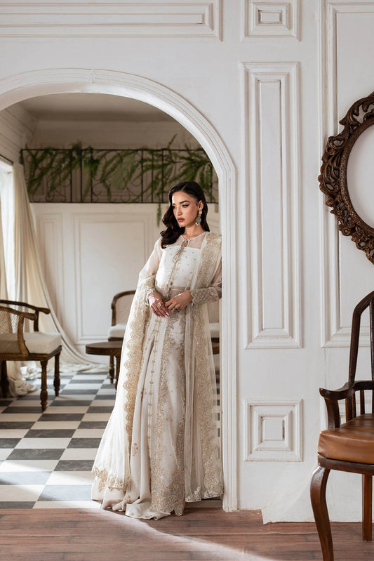 AZZAL MISHRI Luxury Festive Embroidered Unstitched 3pcs - Jotey