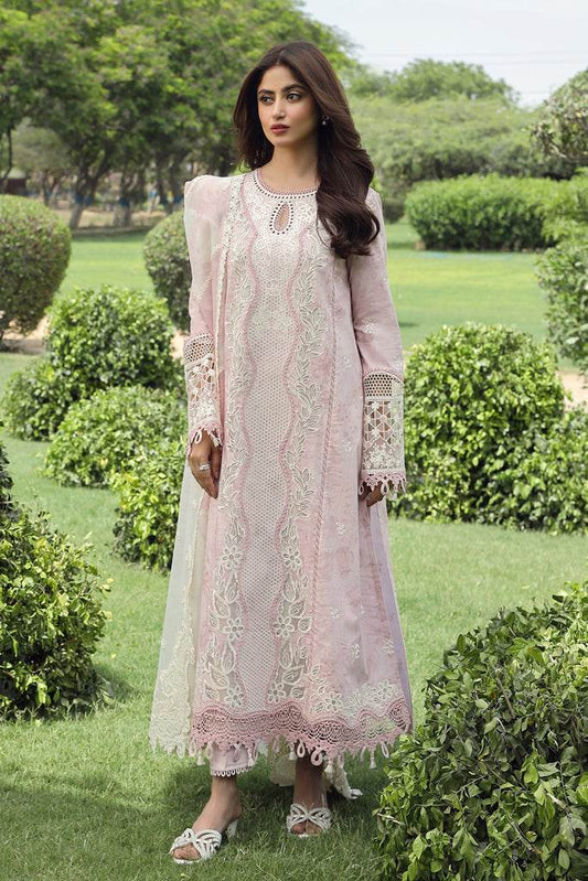 Qalamkar Festive Lawn Unstitched 3pcs - Jotey