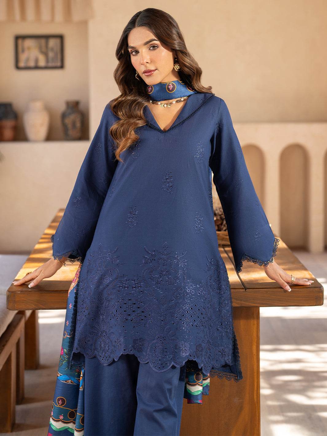 Stella By Mahnur Embroidered Lawn Unstitched 3pcs - Jotey