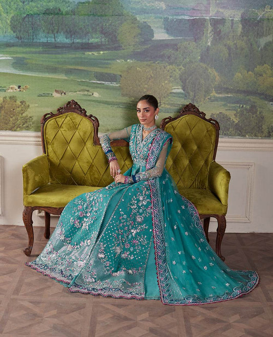 REPUBLIC WOMENSWEAR PIENO DE VERDE Wedding Festive Unstitched 3pcs - Jotey