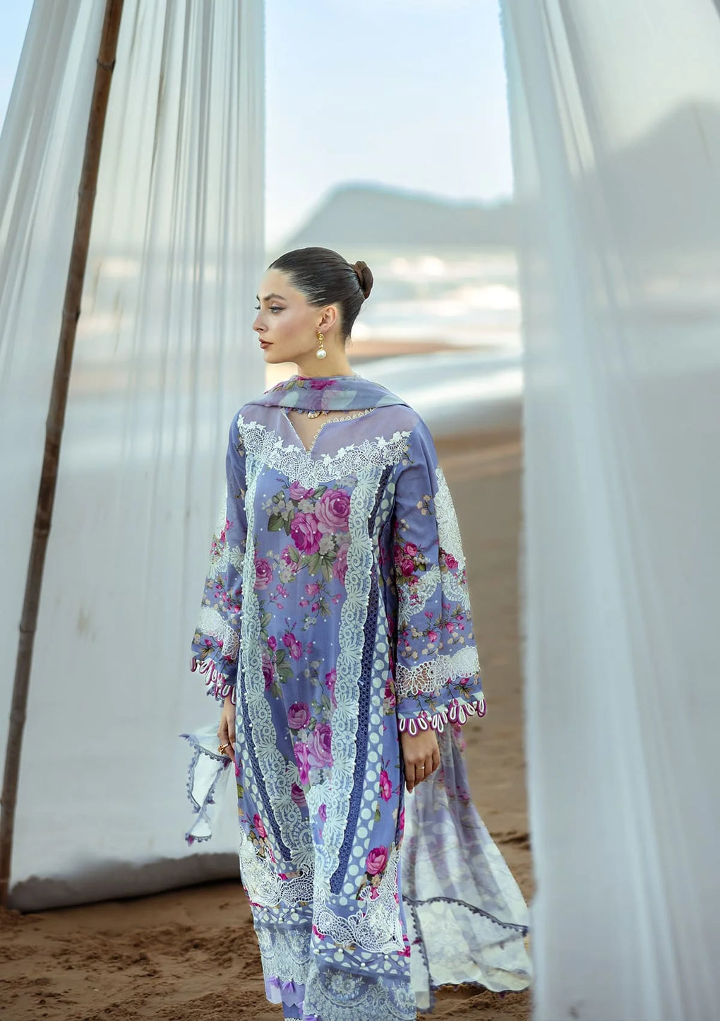 Elaf Premium Signature Embroidered Lawn Unstitched 3pcs