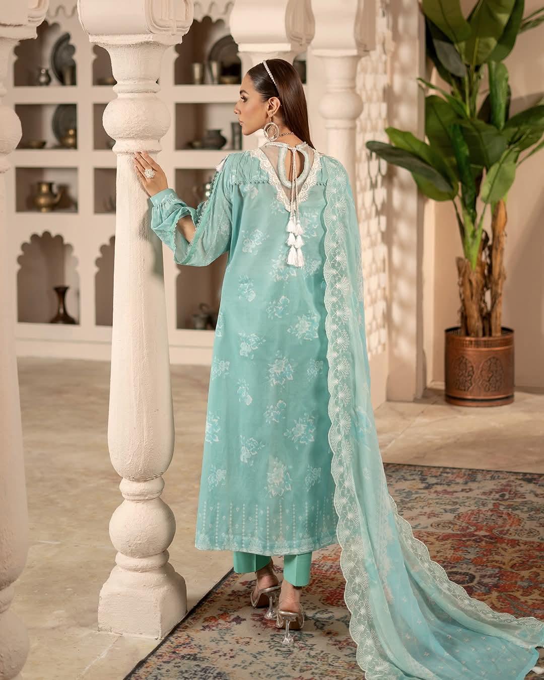 Sunshine Bloom By Alzohaib Premium Printed Embroidered Unstitched 3pcs