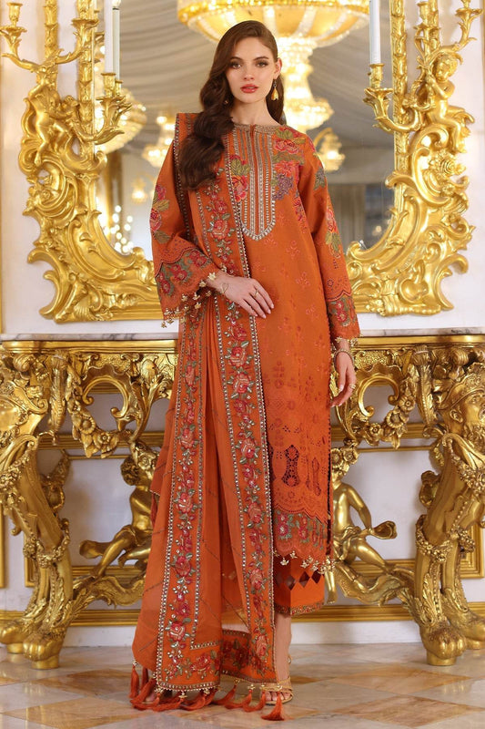 Tabeer By Charizma Embroidered Premium Chiffli Lawn Eid Edition Unstitched 3pcs - Jotey