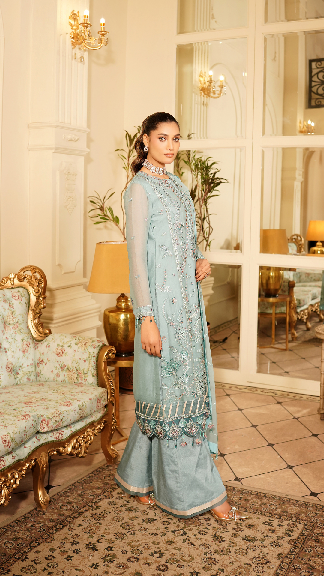 Farmaish By Zebtan Vol 7 Embroidered Chiffon Unstitched 3pcs