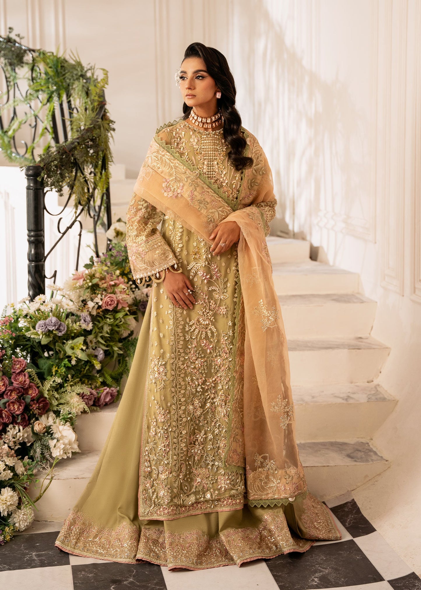 INAYAT Luxury Wedding Formals Unstitched 3pcs