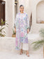 Mishaal By Gull Jee Embroidered Edit'26 Digital Printed Lawn Unstitched 3Pcs