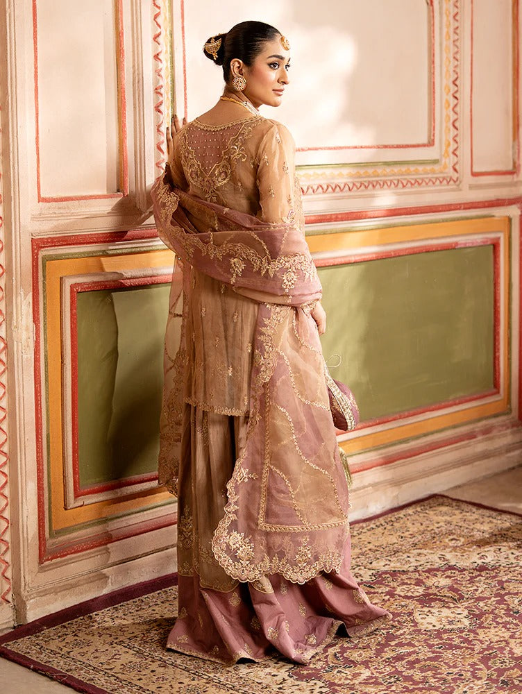 Rangreza by Zebtan Embroidered Organza Luxury Unstitched 3 Piece