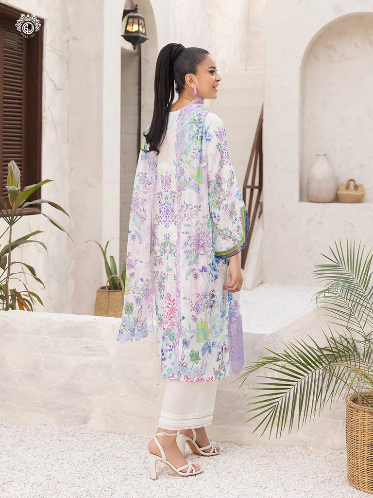 Mishaal By Gull Jee Embroidered Edit'26 Digital Printed Lawn Unstitched 3Pcs