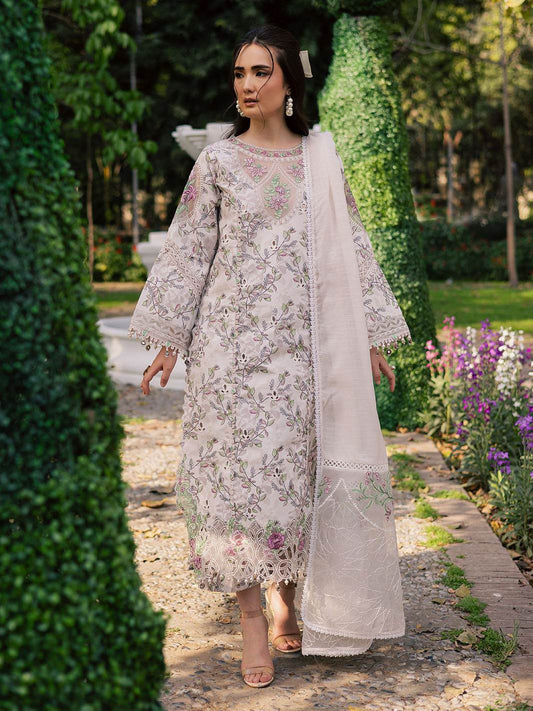 Ivy Bloom Printkari By Parishay Primium Printed Lawn Unstitched 3pcs - Jotey