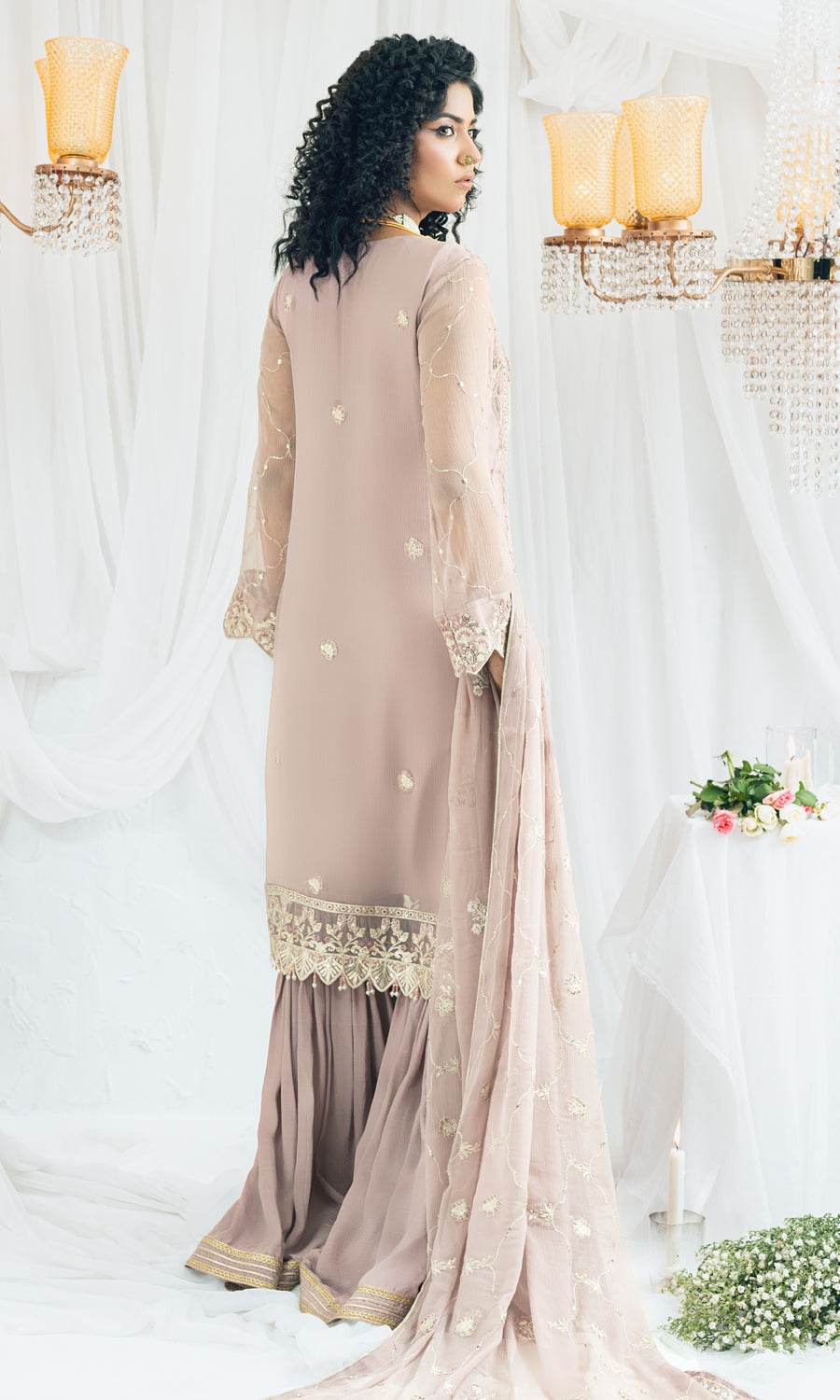 MAAHI BY SHAMOOZ Embroidered Chiffon Unstitched 3pcs - Jotey