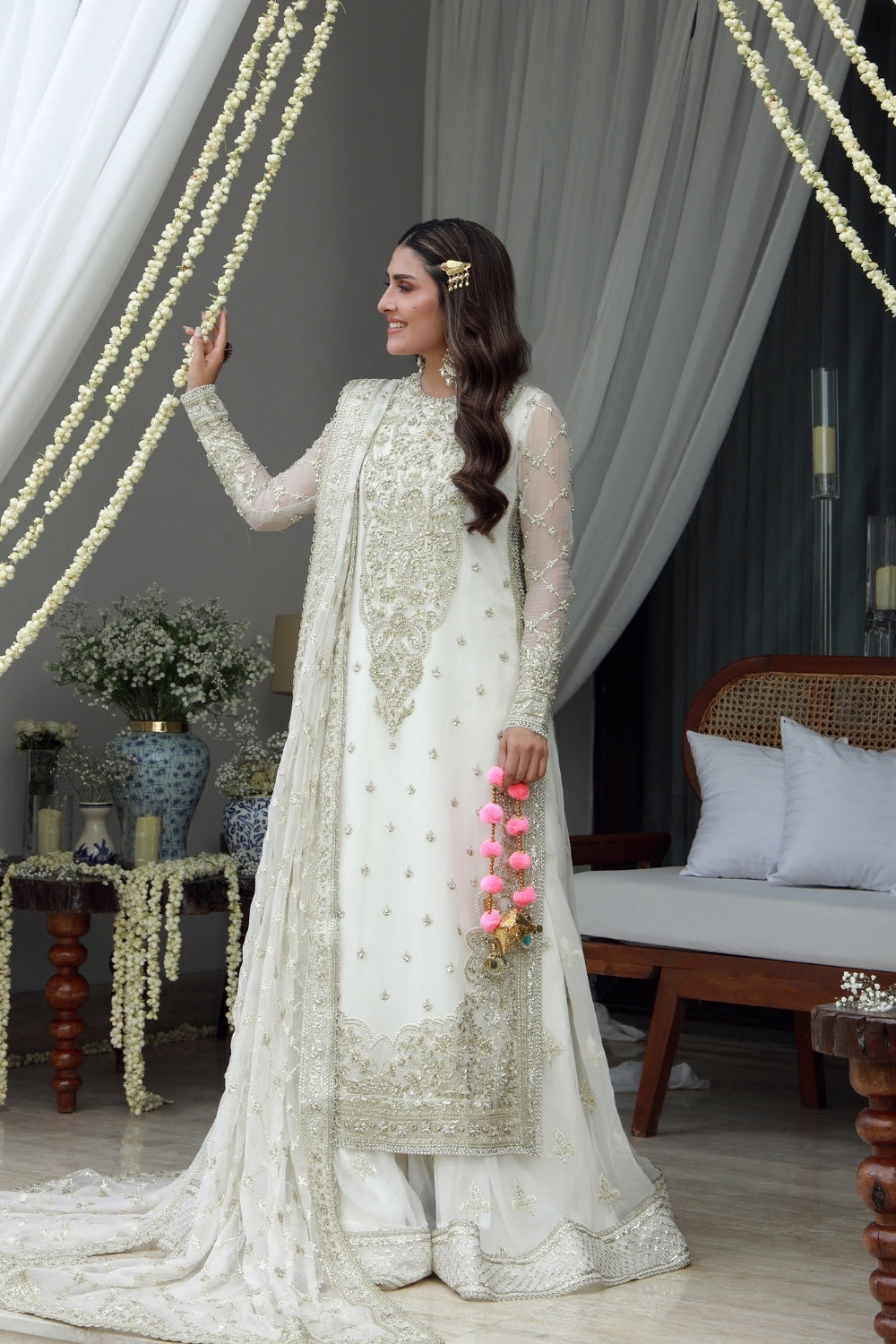 Gulmina Embroidered Chiffon Unstitched 4 Piece