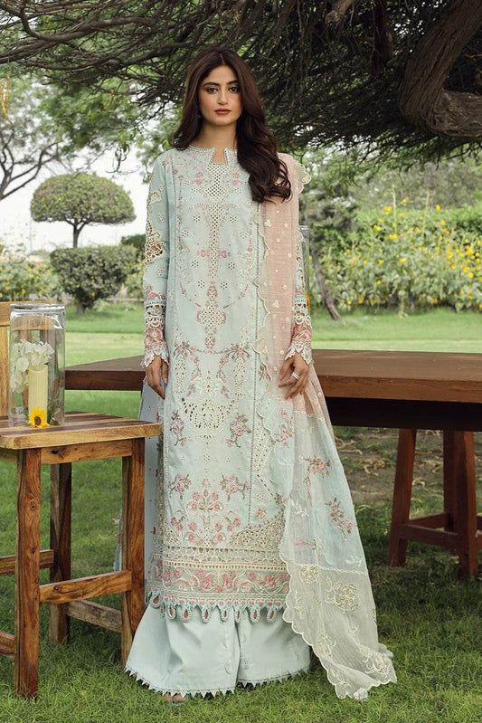 Qalamkar Festive Lawn Unstitched 3pcs - Jotey