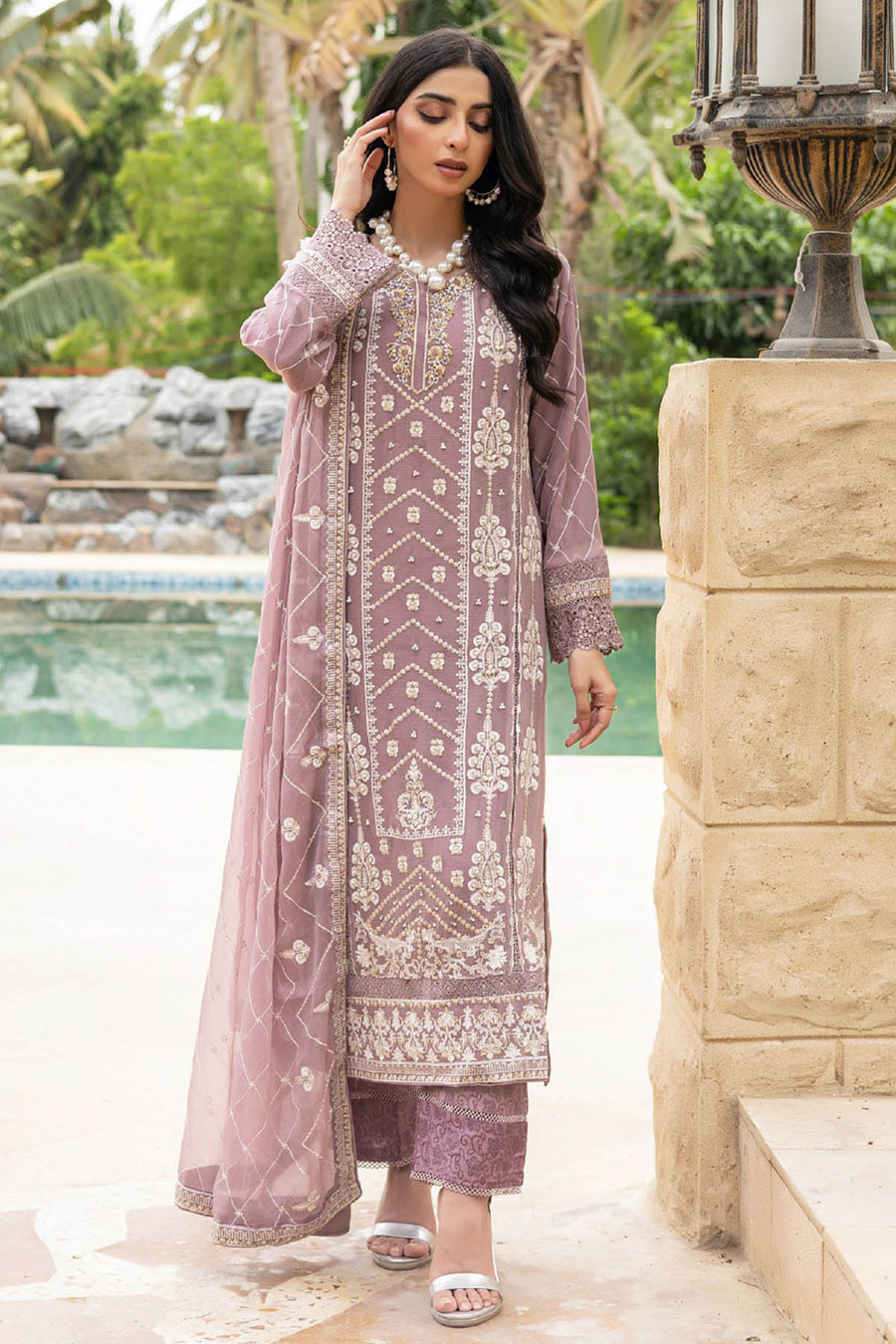 SOHA By Noori Stitched Chiffon Luxury 3pcs