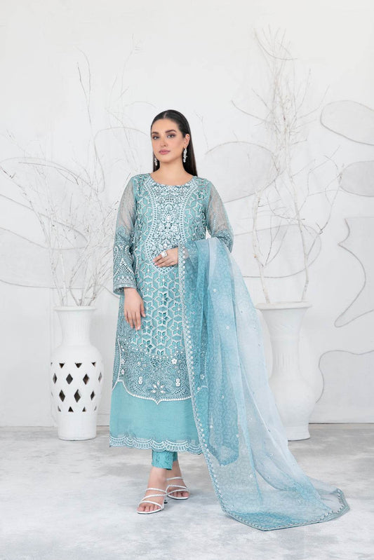 Gelareh By Tawakkal Fabrics Embroidered Unstitched 3pcs - Jotey