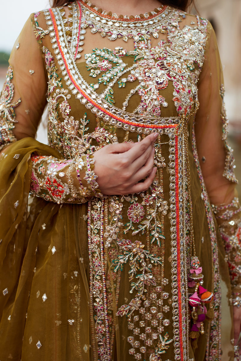 Qalamkar Sadmani Luxury Formals Unstitched 3pcs