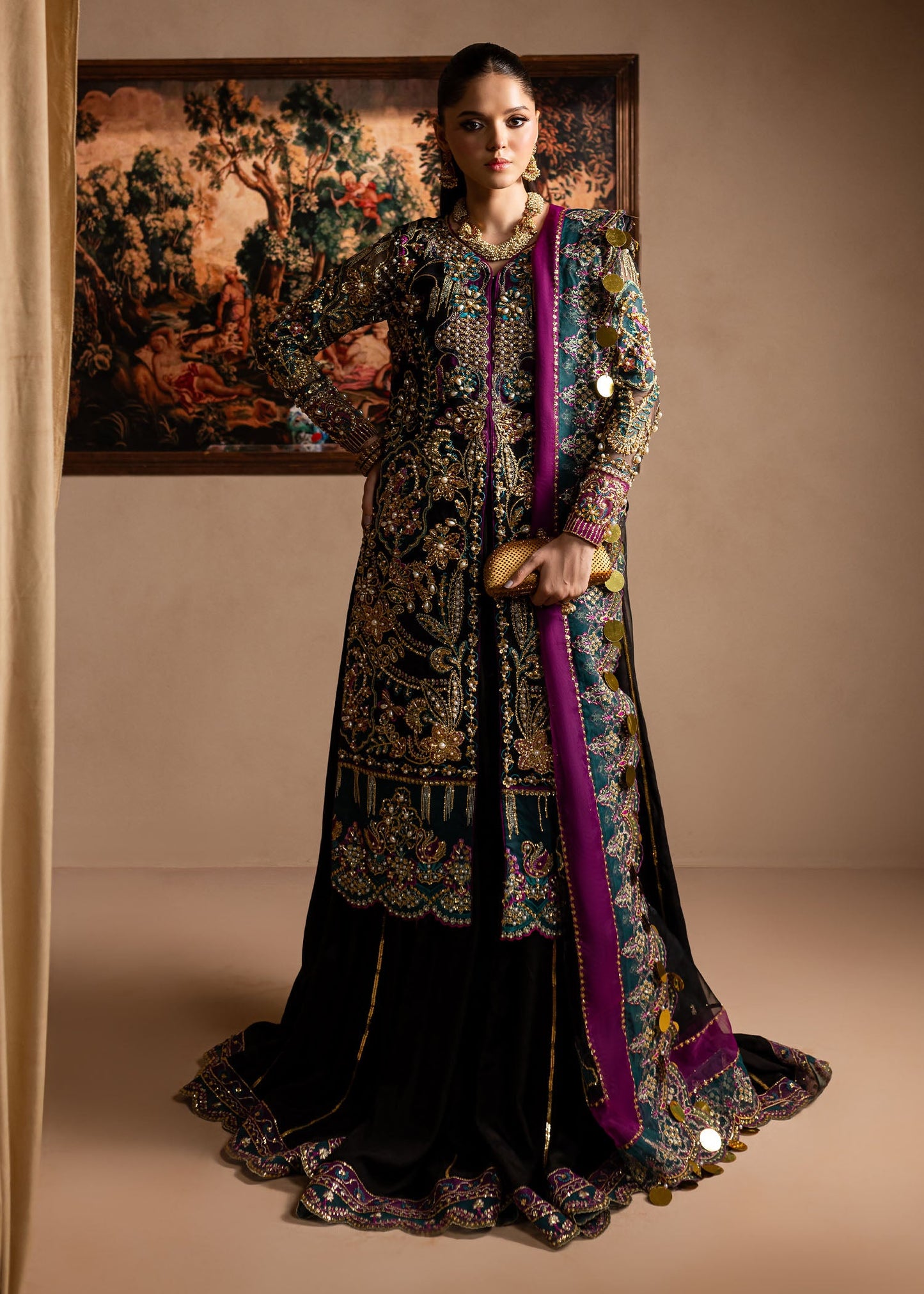 Maria Osama Khan Lamhay Wedding Festive Edit'24