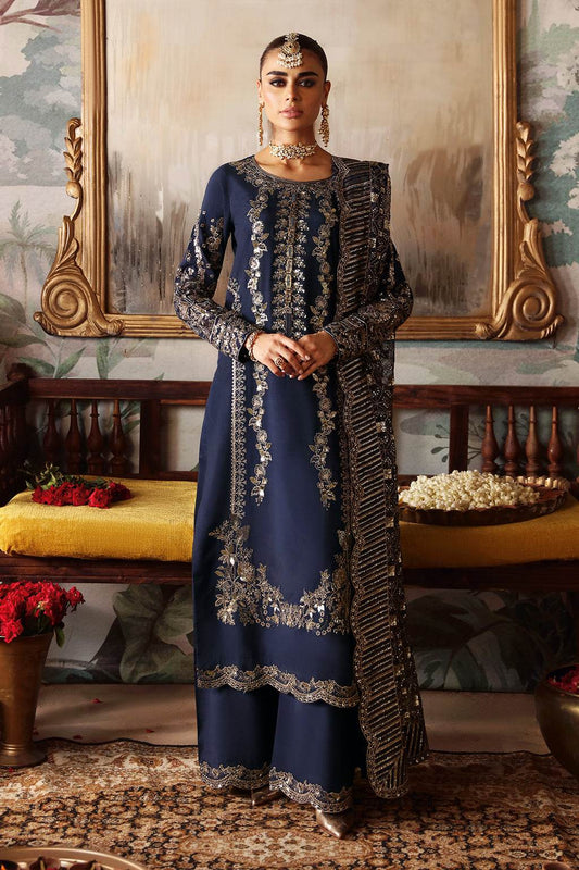 SHAGNA Premium Raw Silk Unstitched 3pcs - Jotey