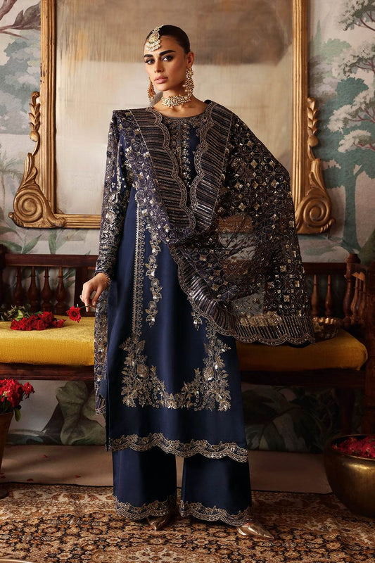 SHAGNA Premium Raw Silk Unstitched 3pcs - Jotey