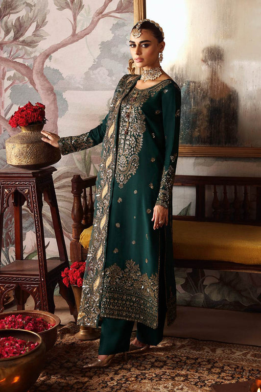 SHAGNA Premium Raw Silk Unstitched 3pcs - Jotey