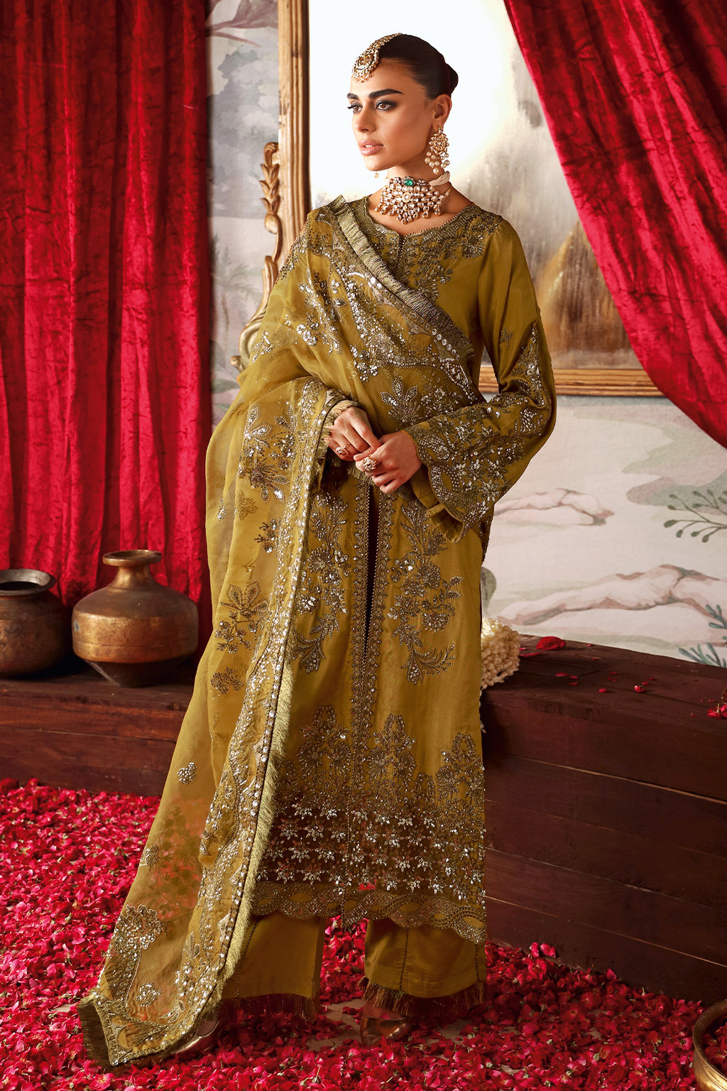 SHAGNA Premium Raw Silk Unstitched 3pcs