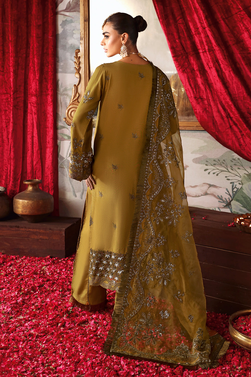 SHAGNA Premium Raw Silk Unstitched 3pcs