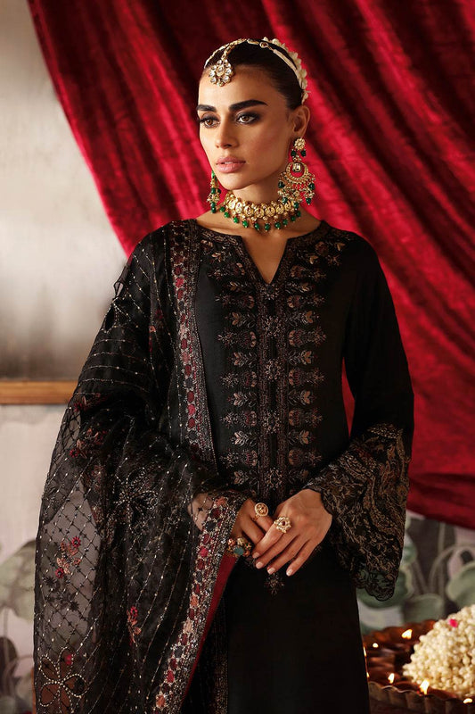 SHAGNA Premium Raw Silk Unstitched 3pcs - Jotey