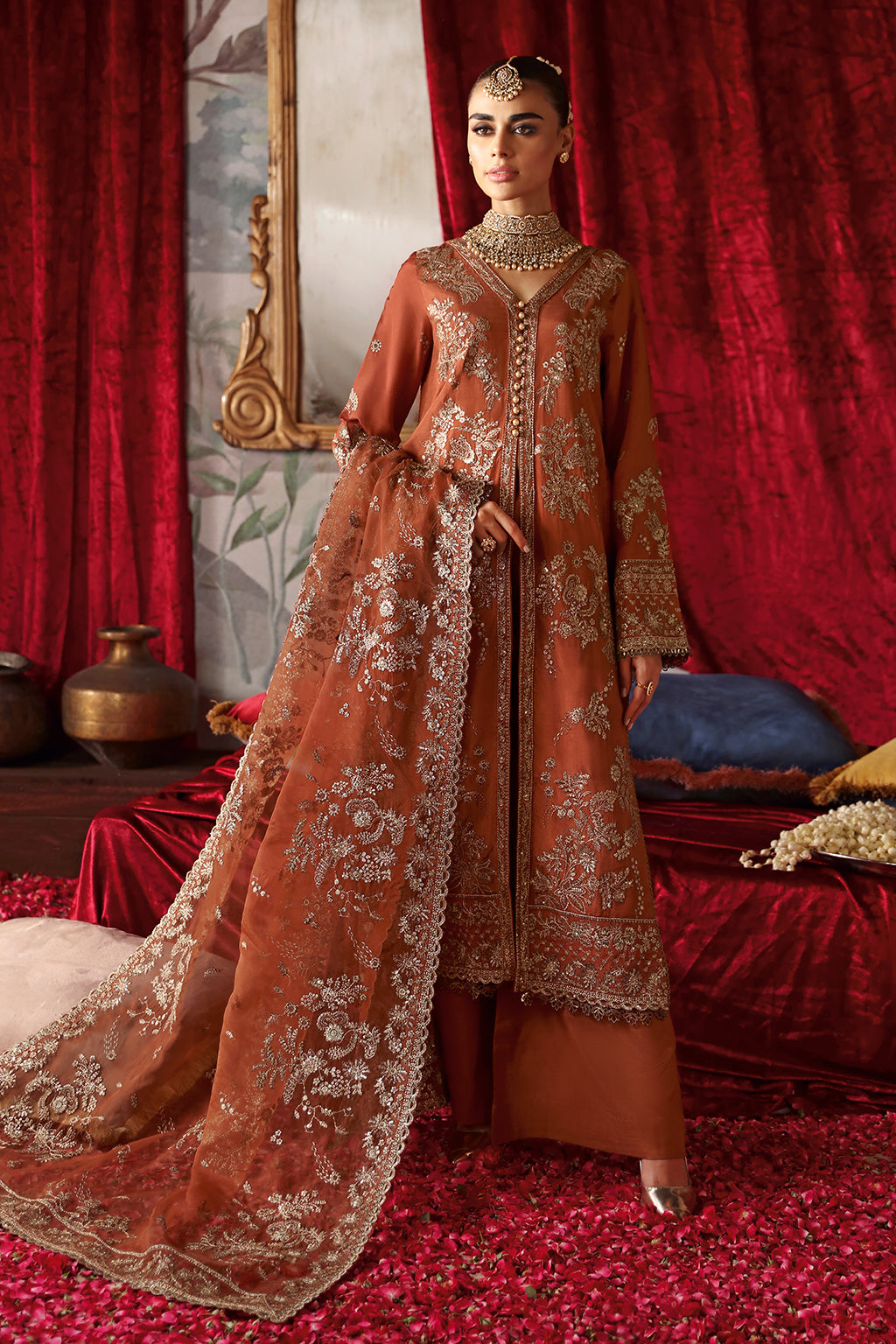 SHAGNA Premium Raw Silk Unstitched 3pcs