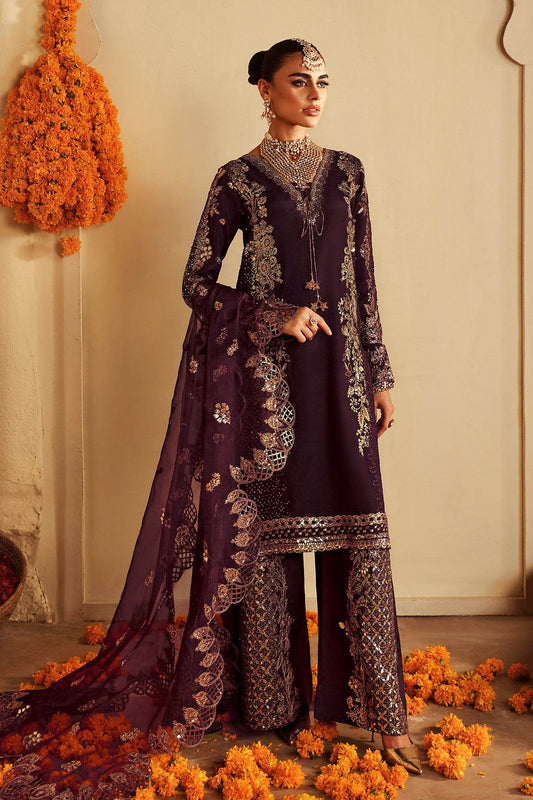 SHAGNA Premium Raw Silk Unstitched 3pcs - Jotey