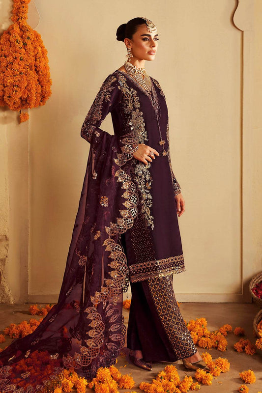 SHAGNA Premium Raw Silk Unstitched 3pcs - Jotey
