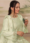 Nura Luxury Embroidered Chiffon Semi-Stitched 3pcs