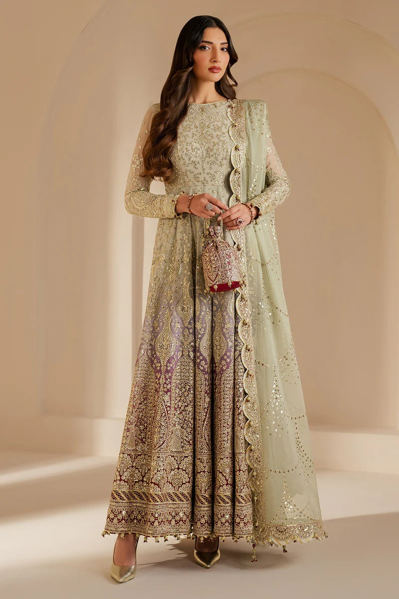 JAZMIN Wedding Formals Embroidered Chiffon Unstitched 3pcs