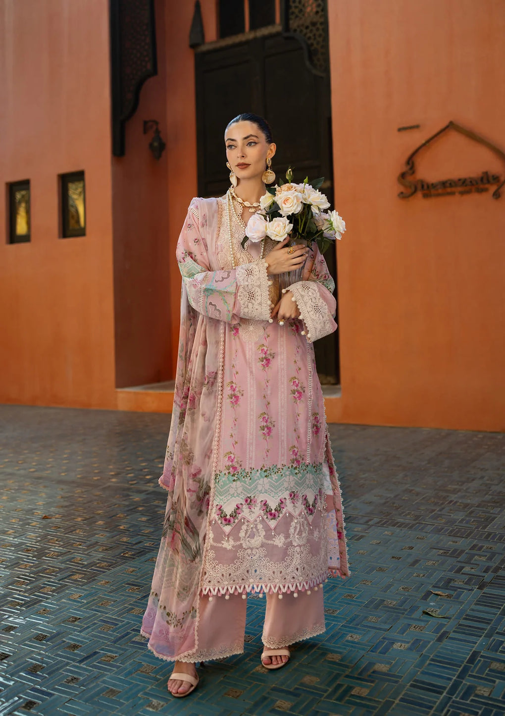 Elaf Premium Signature Embroidered Lawn Unstitched 3pcs