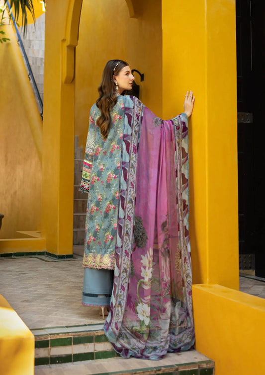 Elaf Premium Signature Embroidered Lawn Unstitched 3pcs