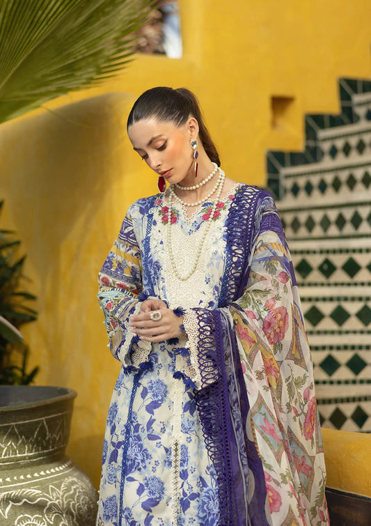 Elaf Premium Signature Embroidered Lawn Unstitched 3pcs