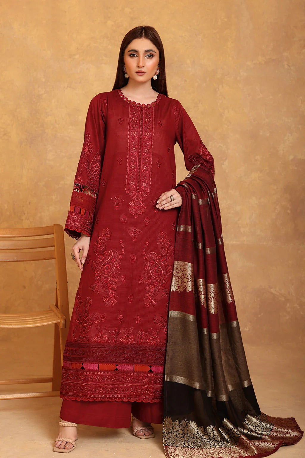 Adeeva by Johra Embroidered Jacquard Lawn Unstitched 3Pcs