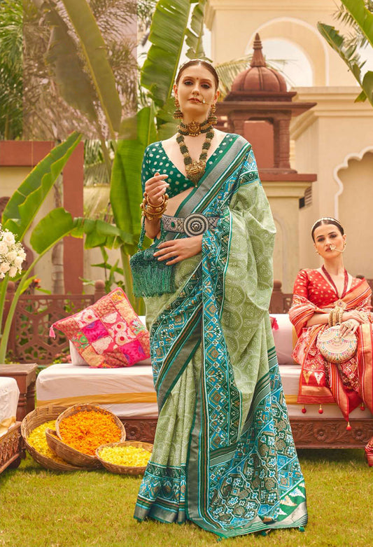 Chikankari Work Fancy Wedding Special saree