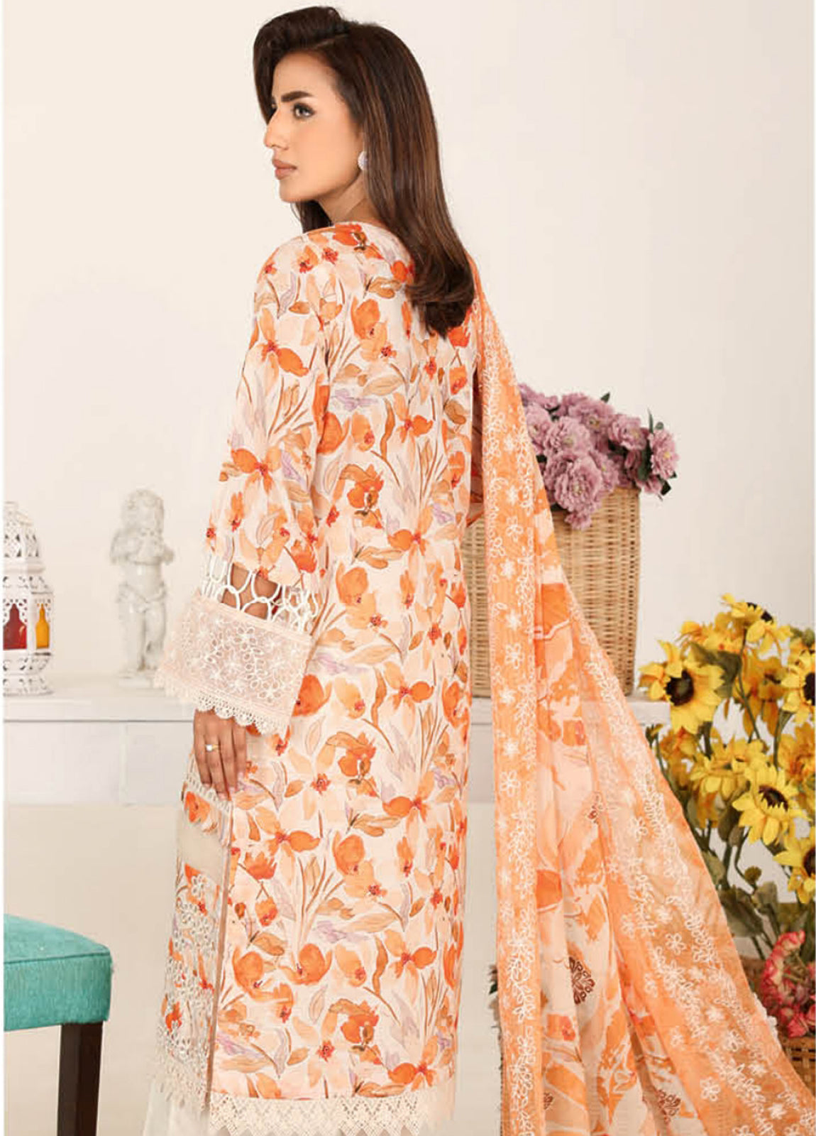 Nawal By Johra Chikankari Printed Lawn Unstitched 3Pcs