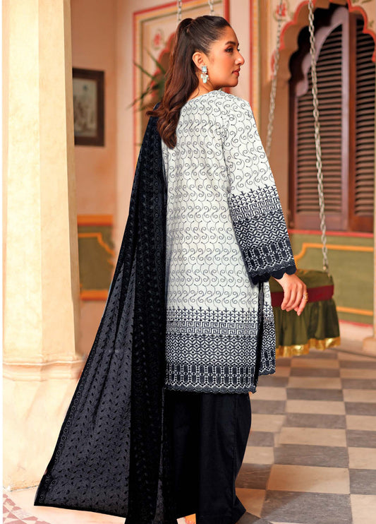 Aasir by Johra Chikankari Lawn Unstitched 3Pcs