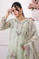 ZA Clothes MUZAYYAN Embroidered Organza Ready to wear 3pcs