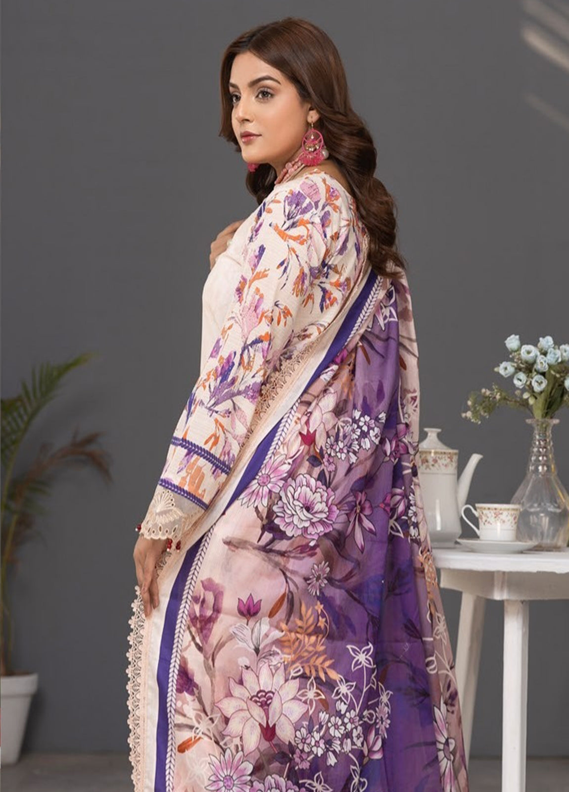 Janan By Sidra Aleem Embroidered Lawn Unstitched 3Pcs