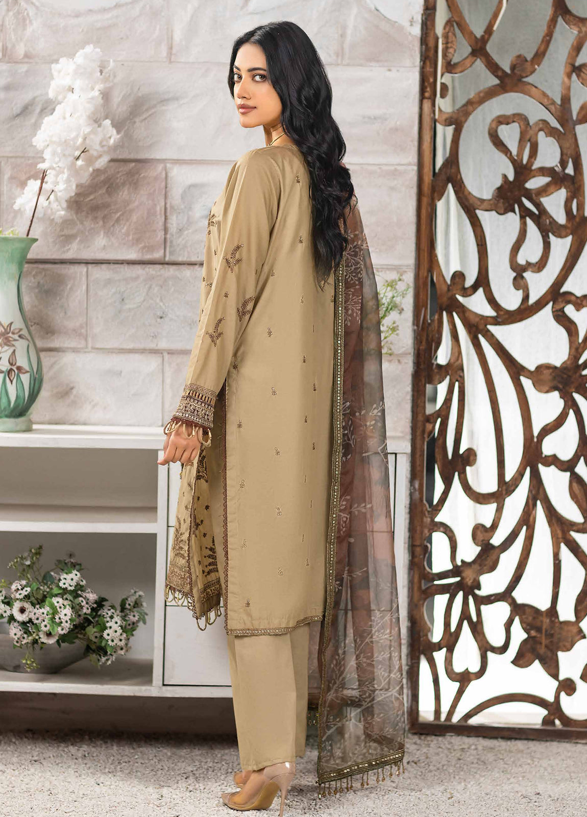 Rimal Vol-12 Embroidered & Sequence Work Lawn Unstitched 3pcs