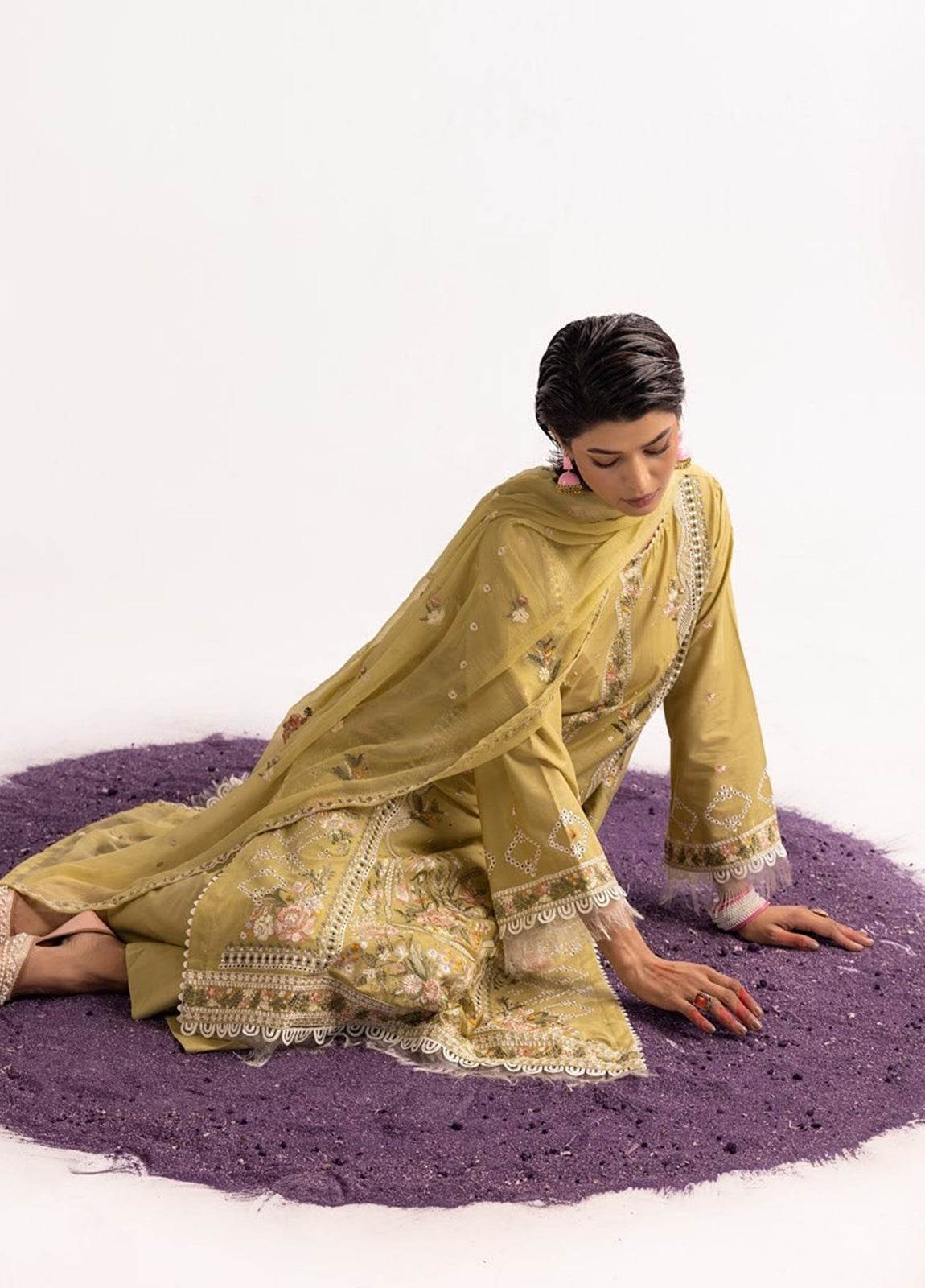 Gul-E-Bahaar By Khoobsurat Embroidered Lawn Unstitched 3pcs - Jotey