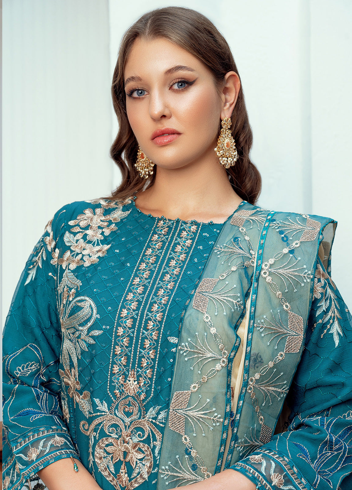 MEHRIMA By Noori Stitched Chiffon Luxury 3pcs